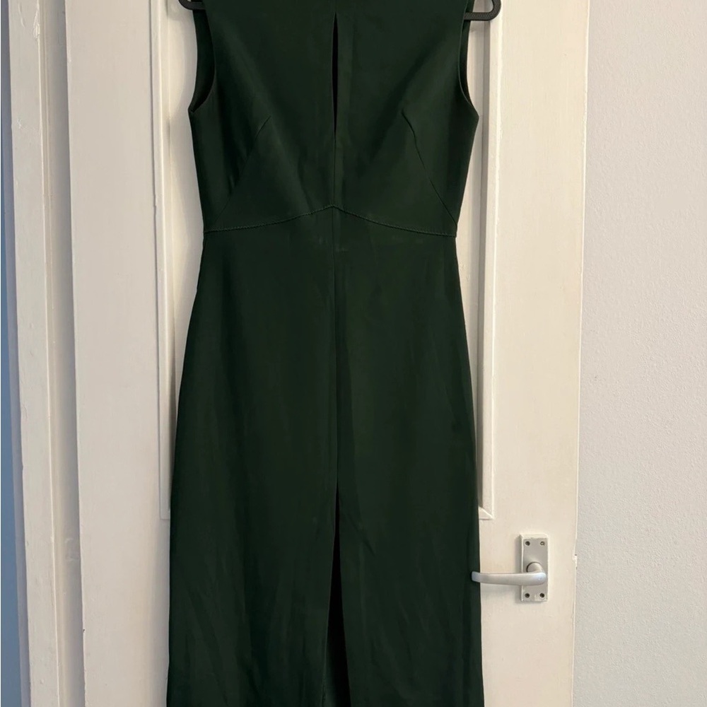 Le Lis Dark Green Midi Dress